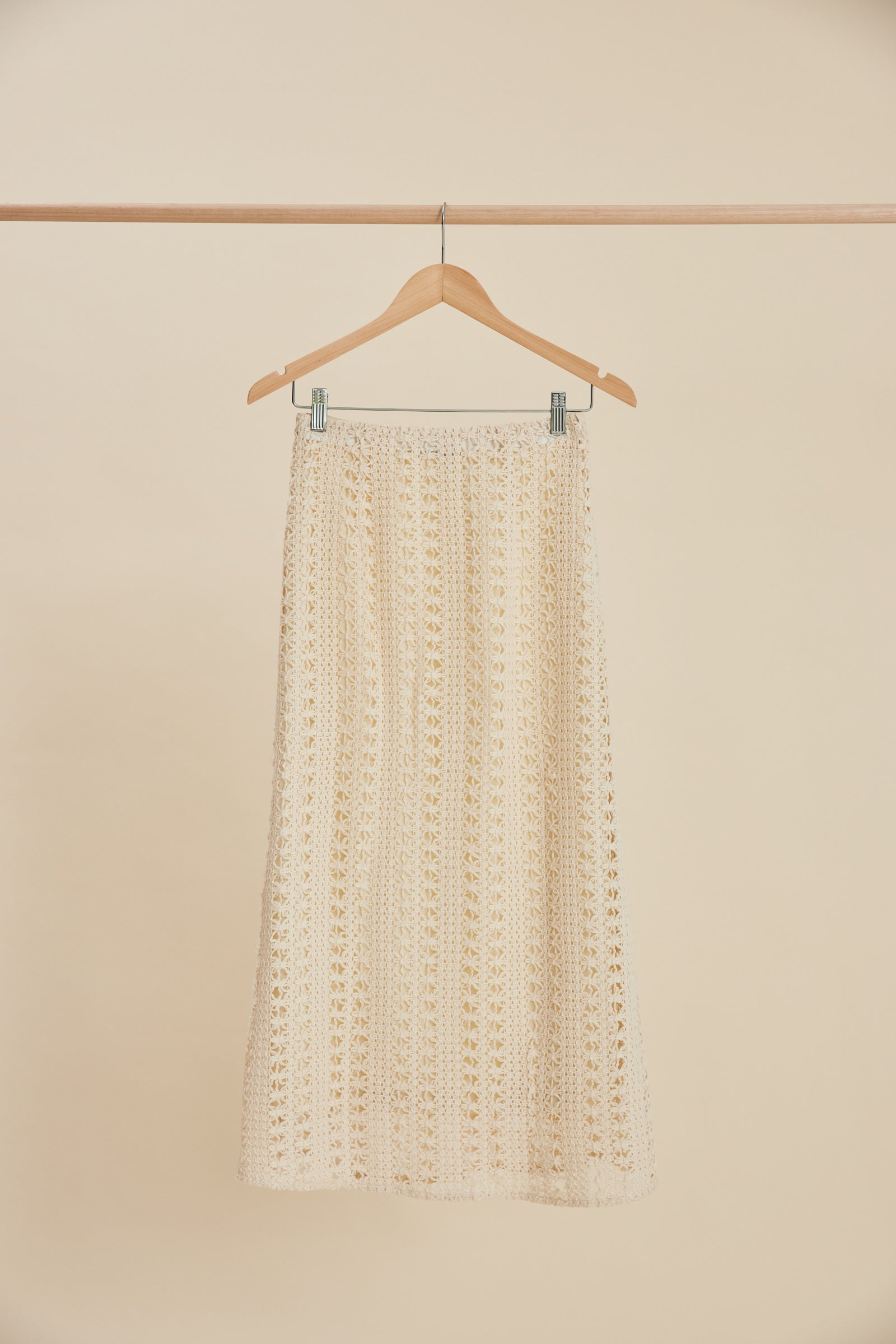 Talis - Crochet Midi Skirt