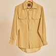 Load image into Gallery viewer, R&G Mustard - Women Corduroy Long Sleeve Shirt