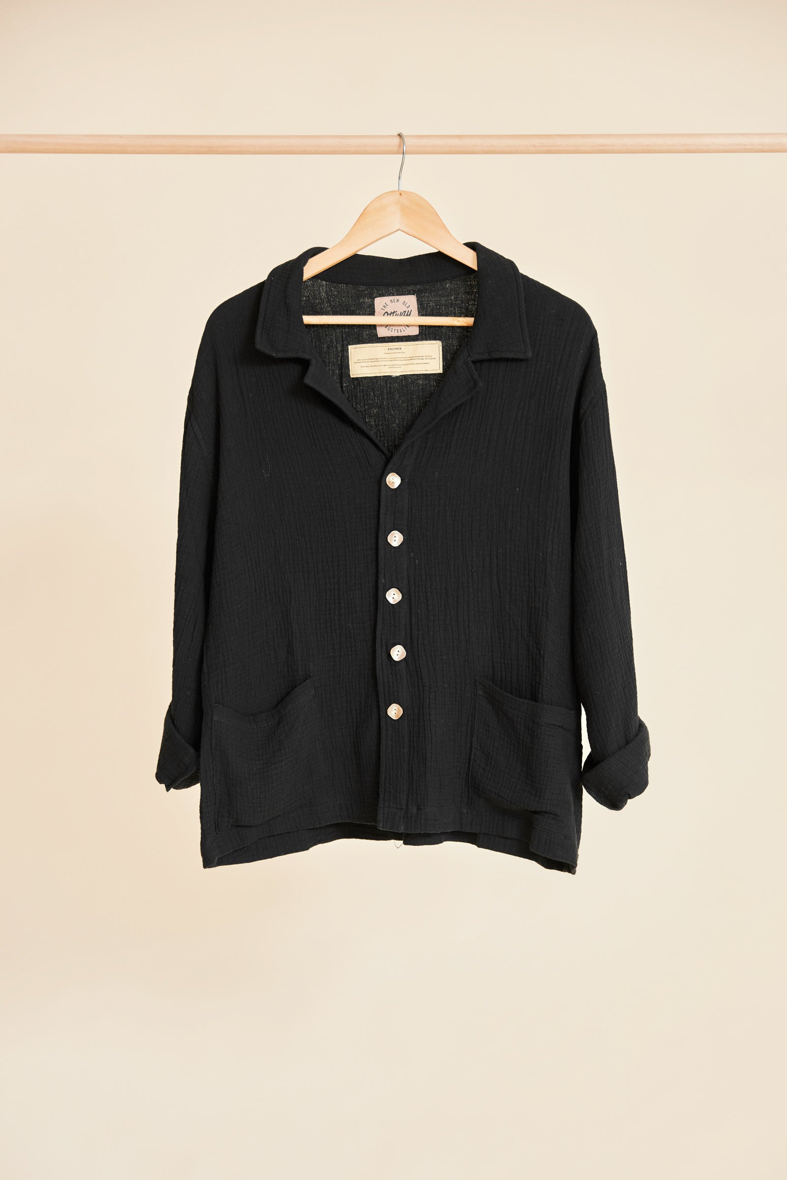 PALMER - WOMEN BLACK LONG SLEEVE SHIRT