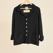 Load image into Gallery viewer, PALMER - WOMEN BLACK LONG SLEEVE SHIRT