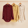 Load image into Gallery viewer, R&G Mustard - Women Corduroy Long Sleeve Shirt
