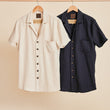 Load image into Gallery viewer, Whistler Navy - Ramie Shirt Dress