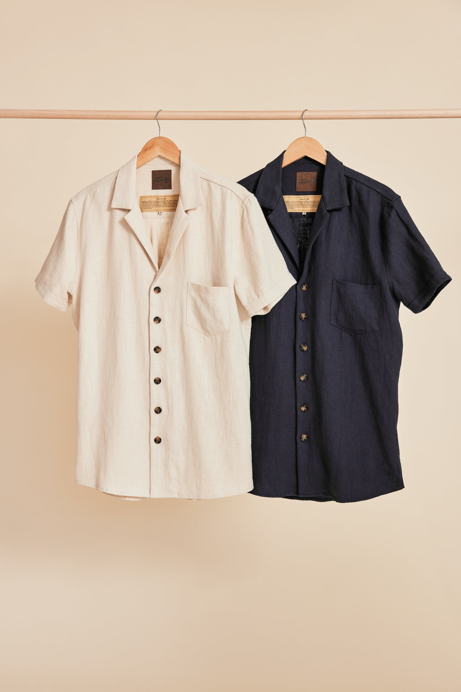 Whistler Cream - Ramie Shirt Dress