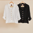 Load image into Gallery viewer, PALMER - BLACK LONG SLEEVE SHIRT