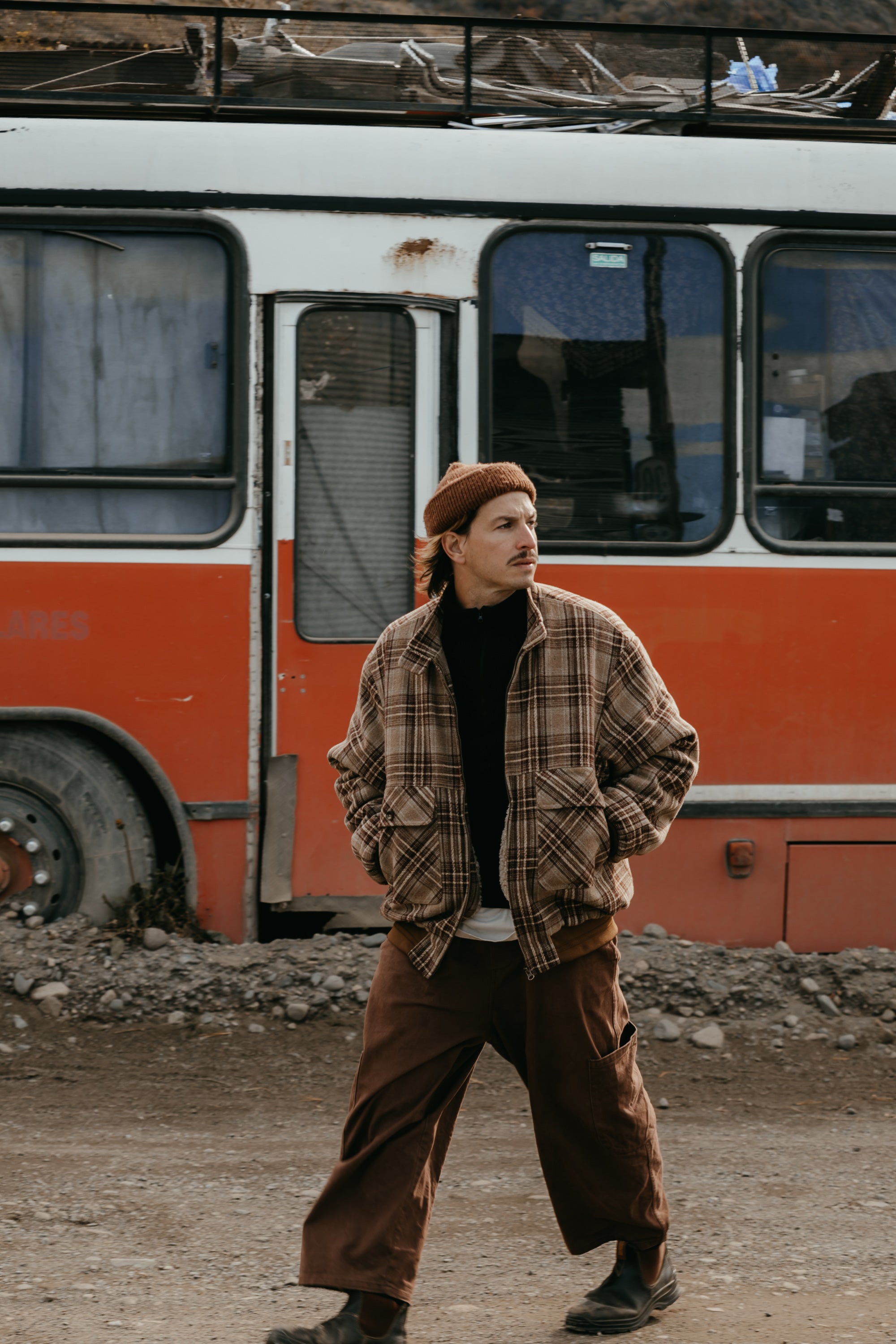 Highland Sherpa Plaid Jacket