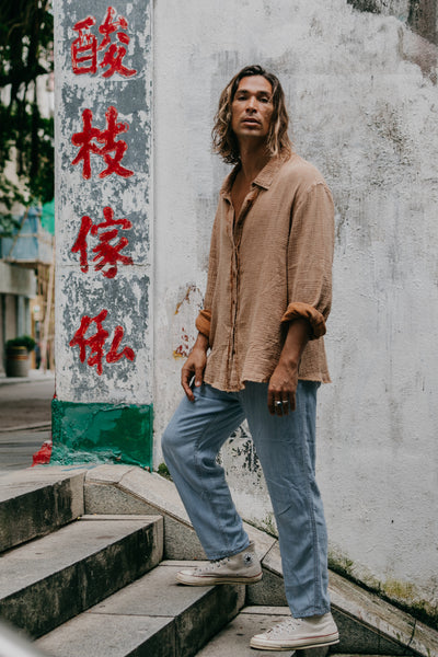 Zephyr Long Sleeve Shirt - Rust
