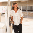 Load image into Gallery viewer, Talis - Unisex Crochet Short Sleeve Shirt