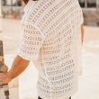 Load image into Gallery viewer, Talis - Unisex Crochet Short Sleeve Shirt