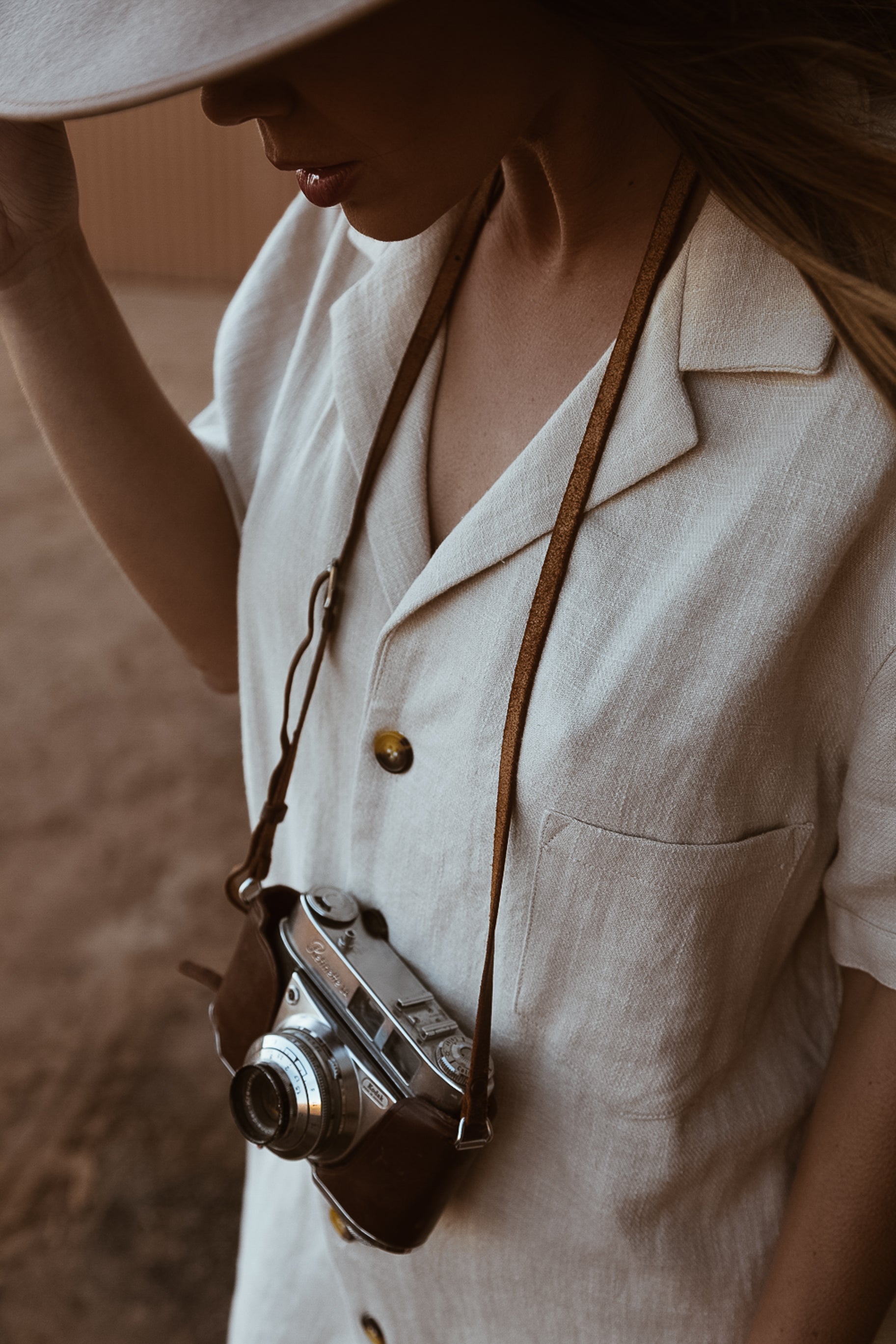 Whistler Cream - Ramie Shirt Dress