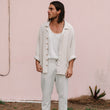 Load image into Gallery viewer, Bowie - Cream Checked Pants
