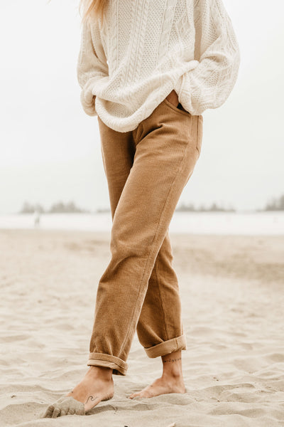 Dayton - Unisex Brown Cord Pants