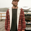 Load image into Gallery viewer, Rover - Burgundy Flannel Jacket