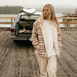 Load image into Gallery viewer, Parker - Women Brown Flannel Jacket