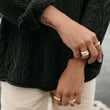 Load image into Gallery viewer, Rory Unisex Cable Knit Sweater - Charcoal