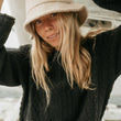 Load image into Gallery viewer, Rory Unisex Cable Knit Sweater - Charcoal