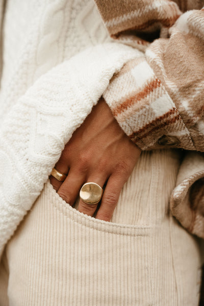 Dayton - Unisex Cream Cord Pants