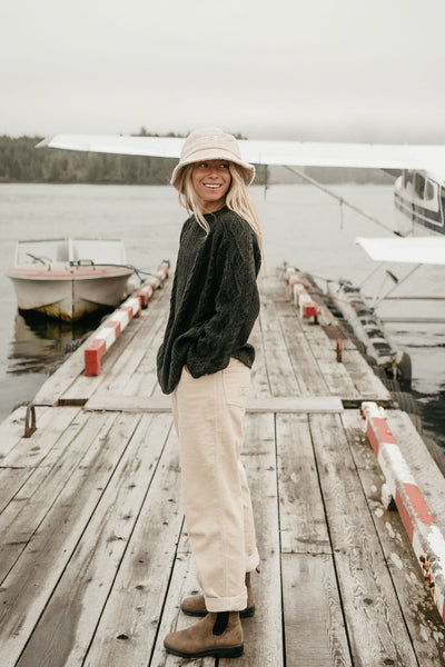 Dayton - Unisex Cream Cord Pants