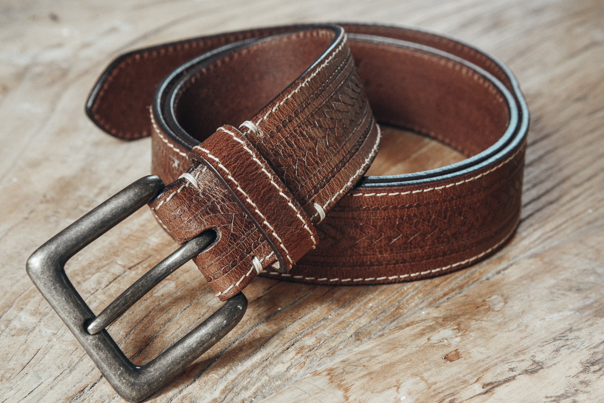 Russet Handcrafted Leather Belt