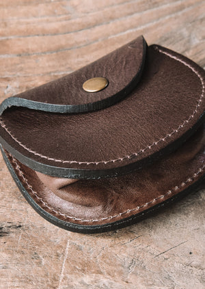 Chestnut Pouch Handcrafted Leather Belt