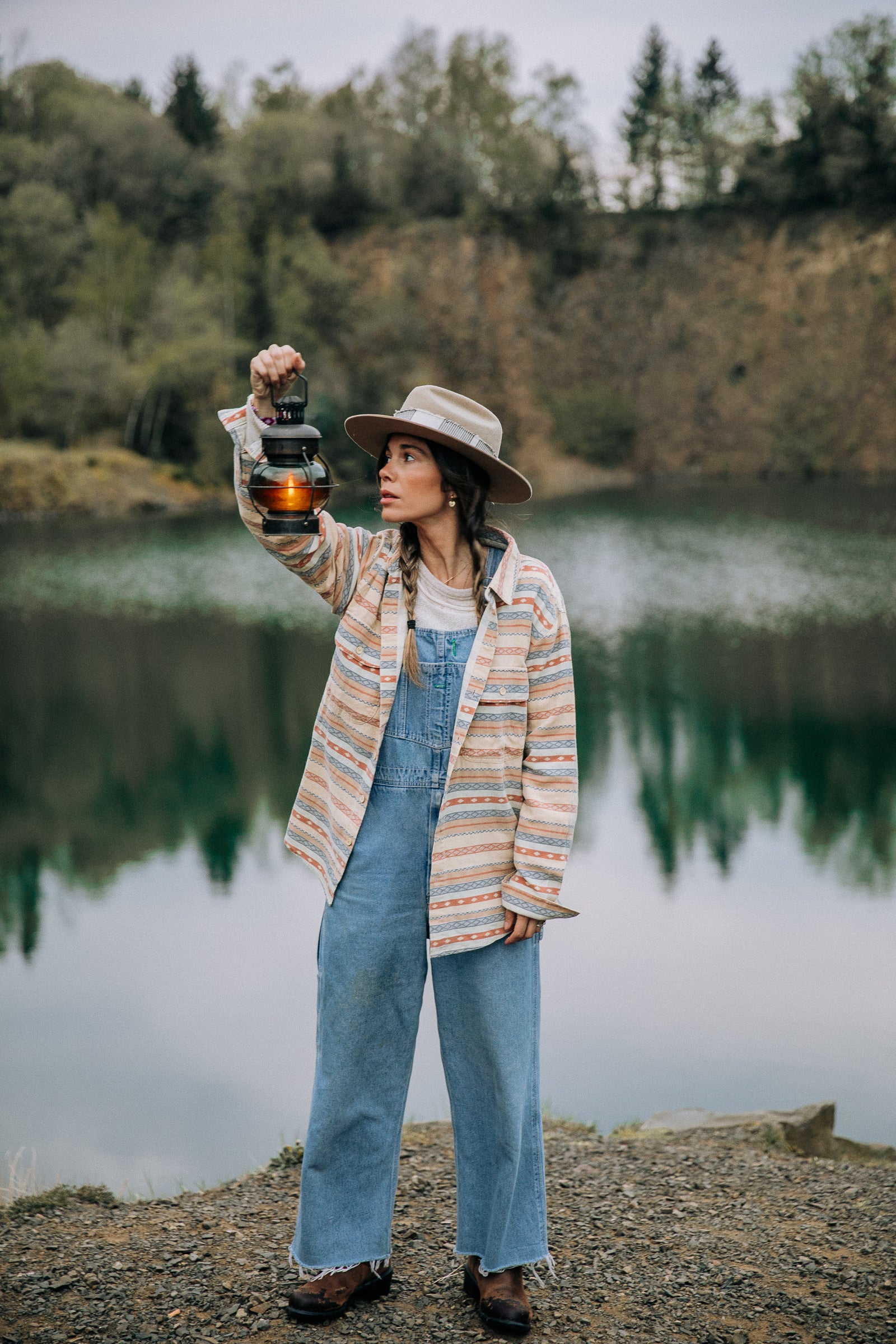 Fernweh - レディース パターン 長袖シャツ