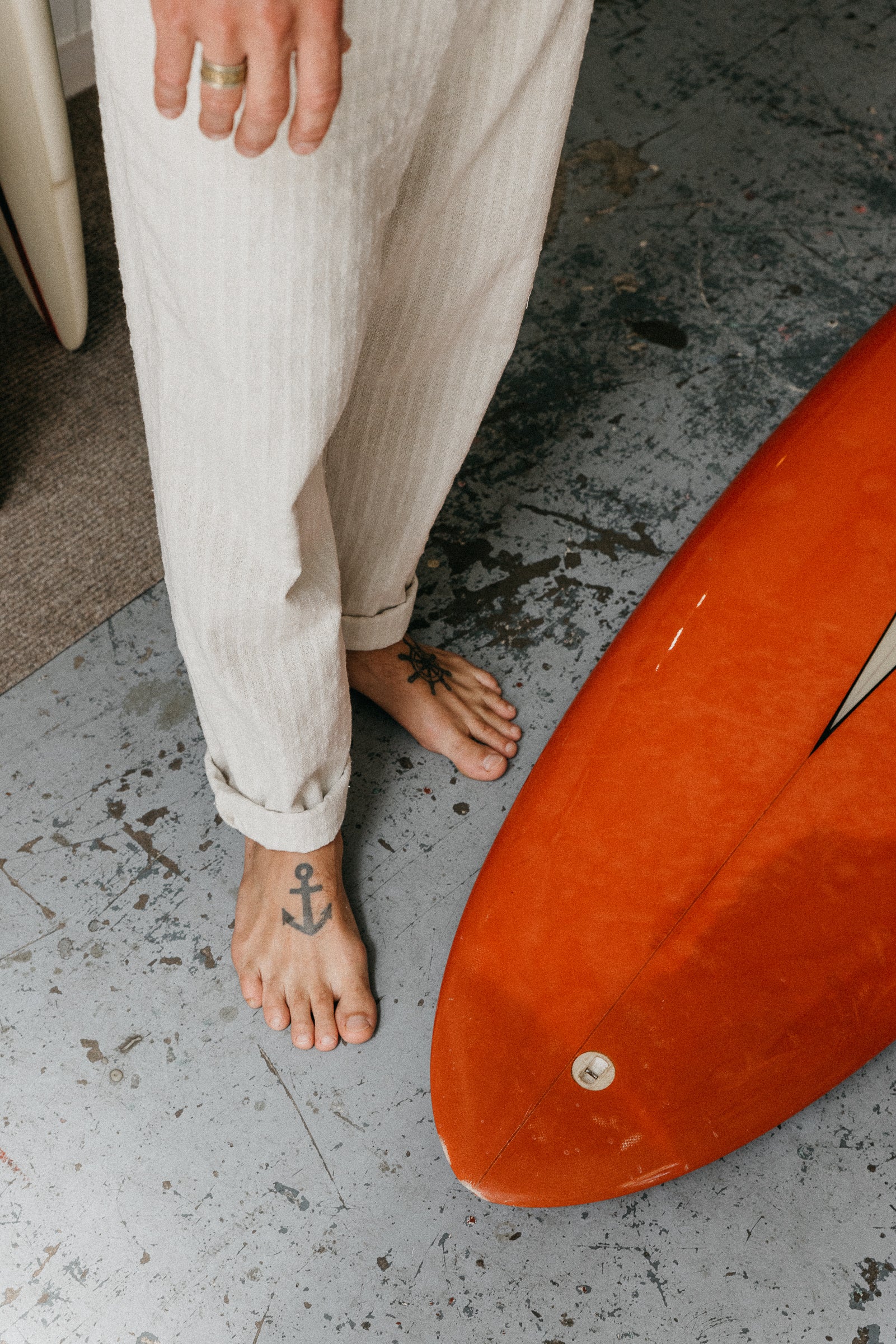 Bowie - Cream Checked Pants