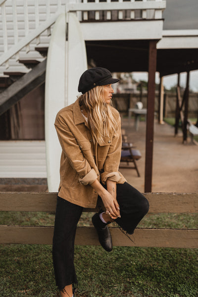 Brown Reis - Women Cord Shirt/Jacket