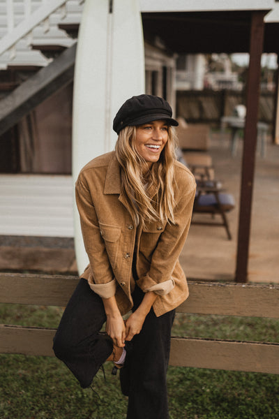 Brown Reis - Women Cord Shirt/Jacket