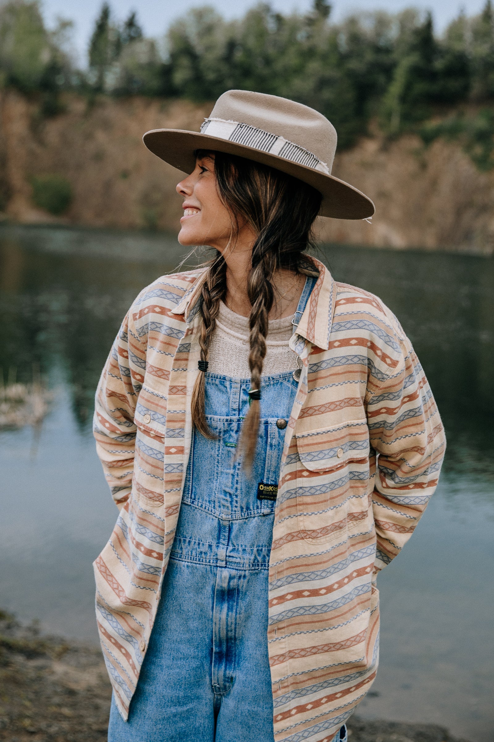 Fernweh - レディース パターン 長袖シャツ