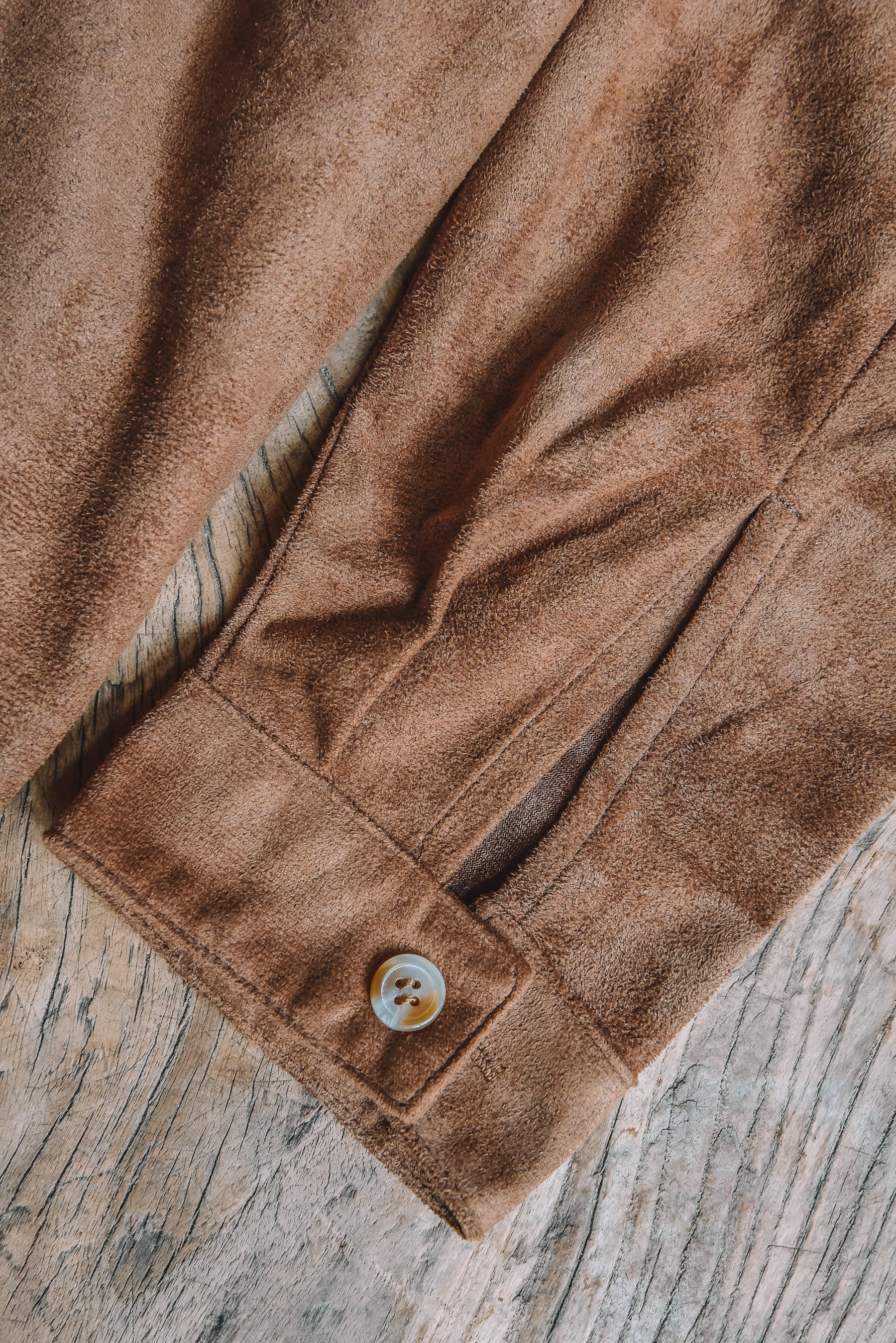 Stafford - Women Suede Long Sleeve Shirt