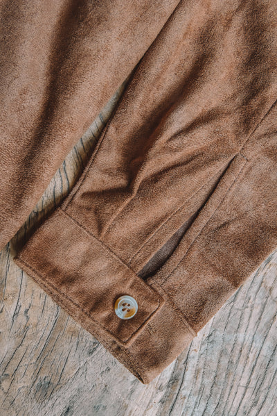 Stafford - Women Suede Long Sleeve Shirt