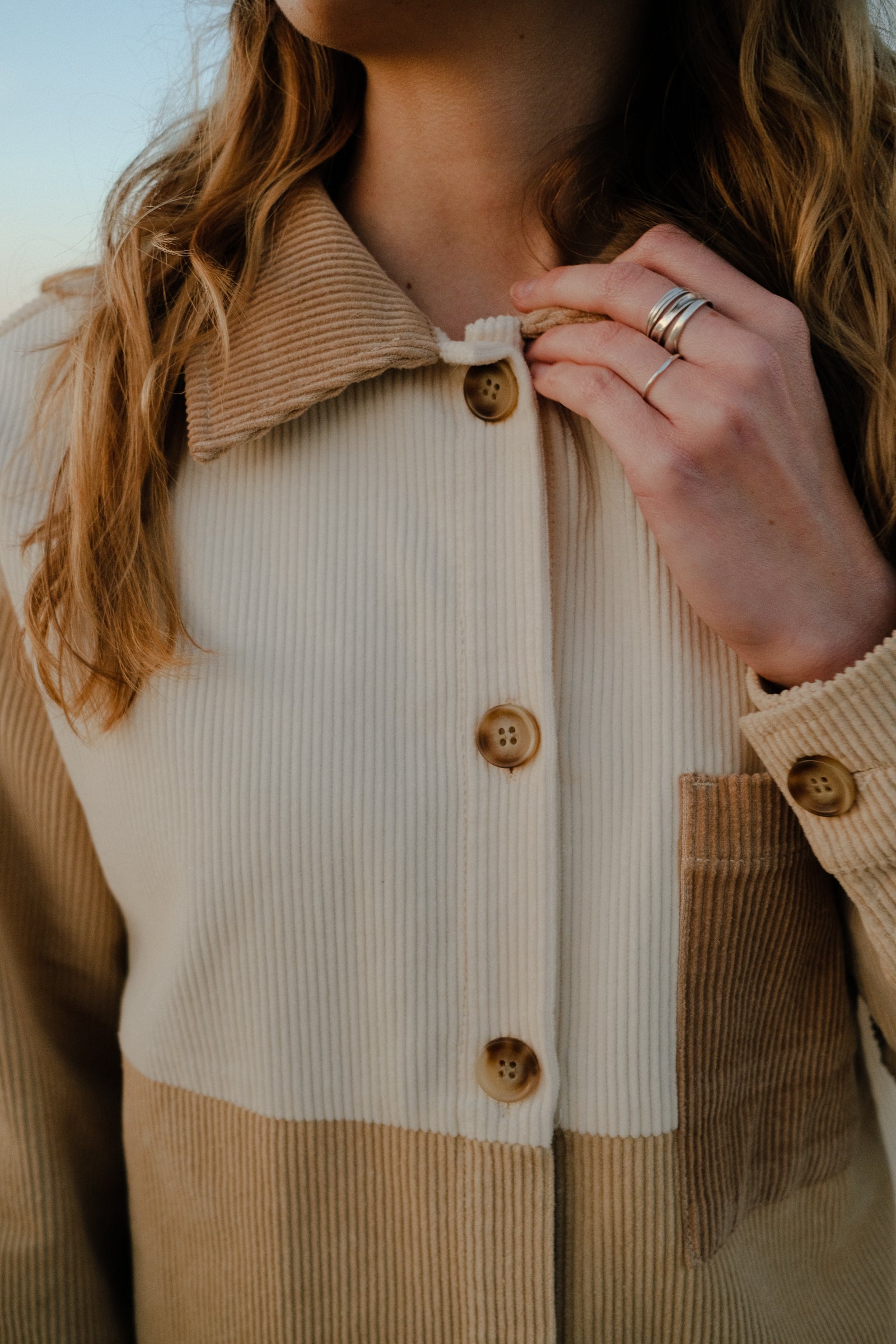 Creamwood Reis - Women Cord Shirt/Jacket