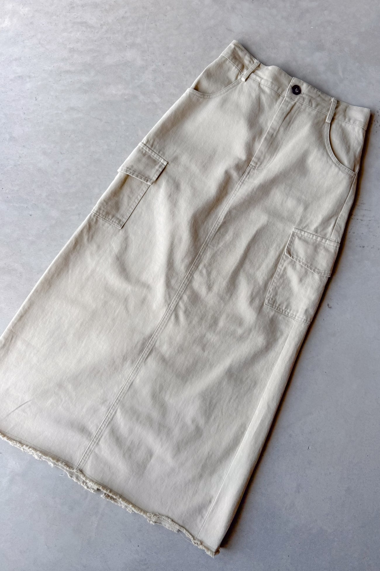 Dune Cargo Maxi Skirt - Camel