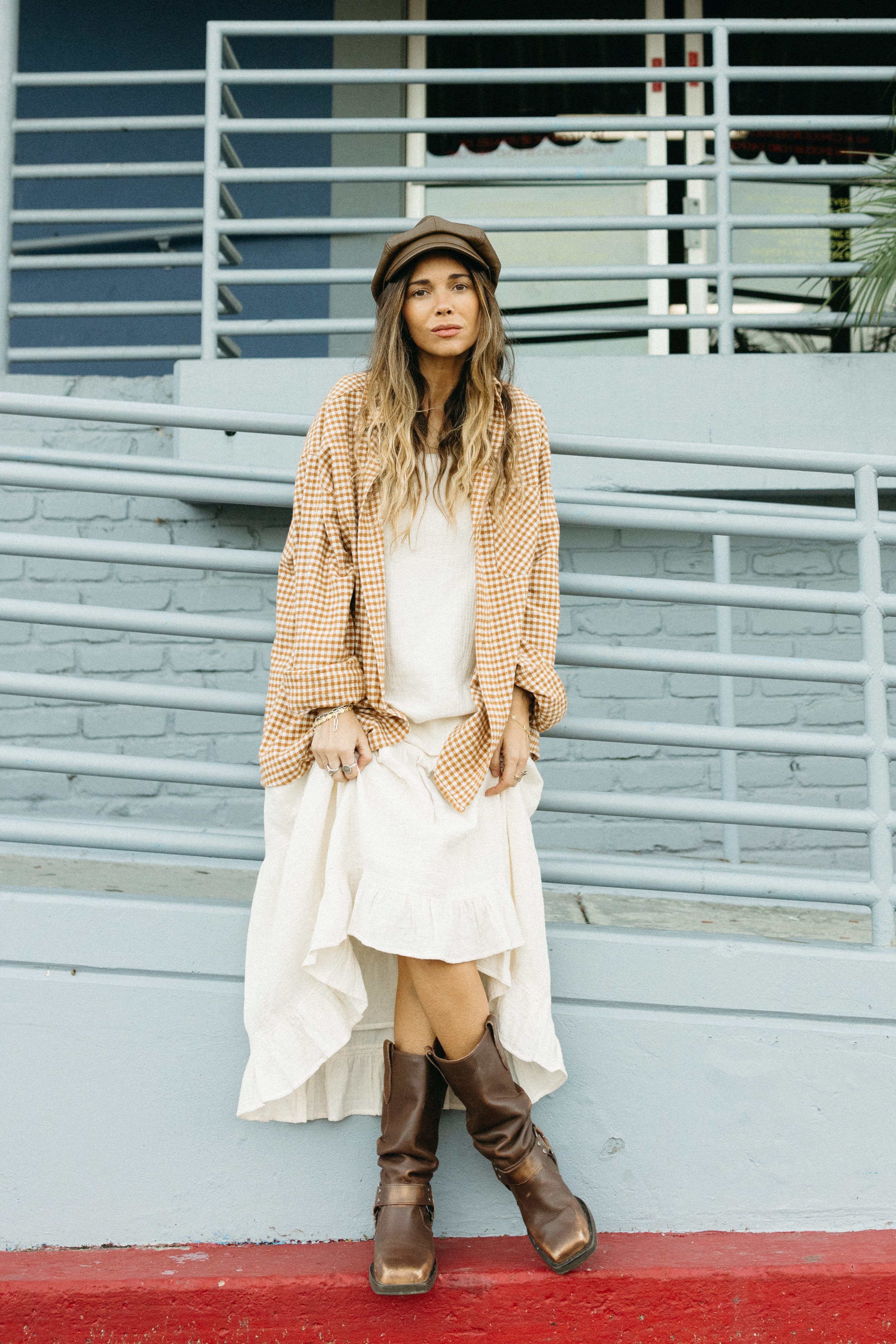 ディラン - ユニセックス フランネルシャツ