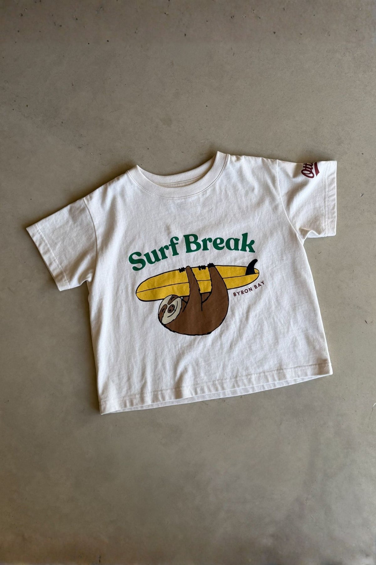 Lazy Waves Off-White T-Shirt - Kinder