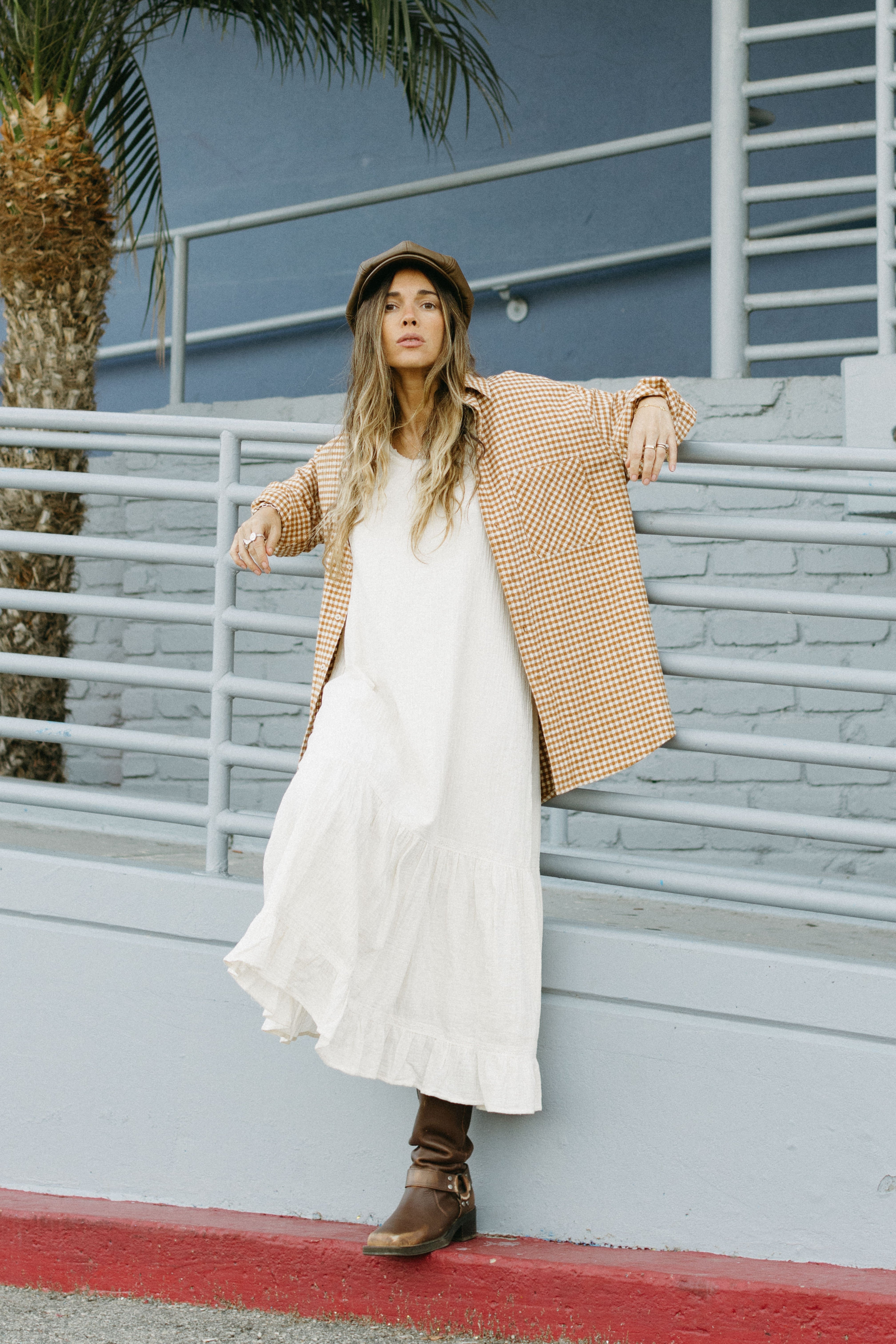 ディラン - ユニセックス フランネルシャツ