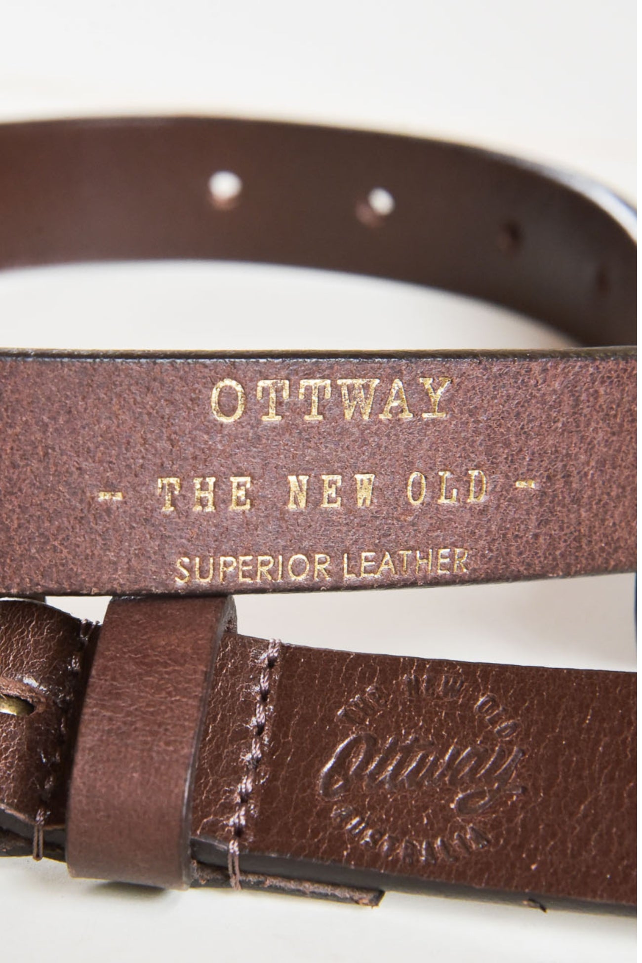 Chestnut Pouch Handcrafted Leather Belt