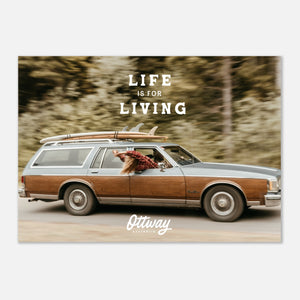 LIFE IS FOR LIVING Poster - Premium Matte Paper