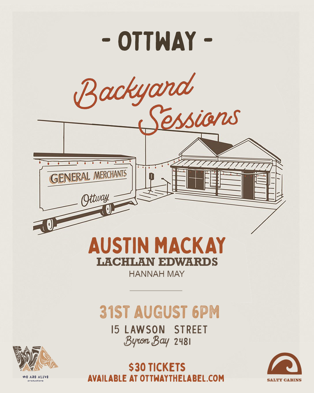 Ottway Backyard Sessions - Austin Mackay - SOLD OUT