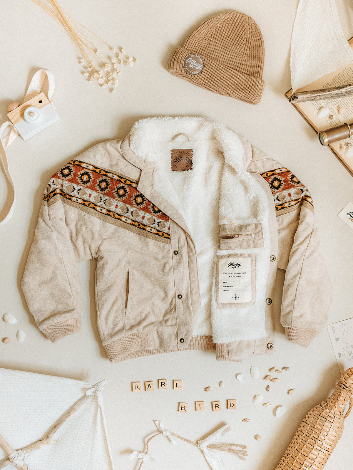 The Cream Rarebird Jacket - Kids
