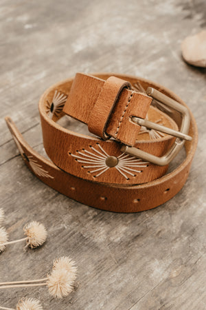 Soleil - Handcrafted Leather Waist Belt