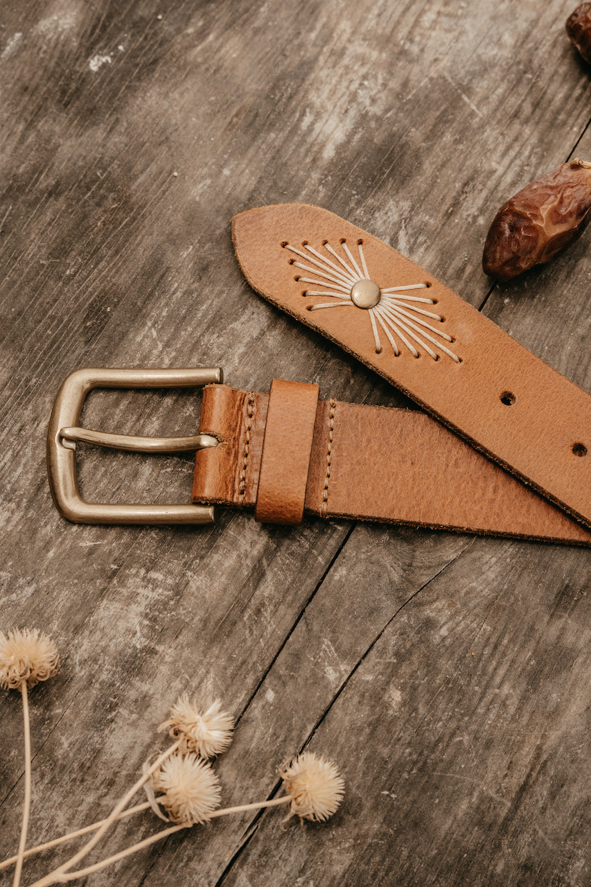 Soleil - Handcrafted Leather Waist Belt