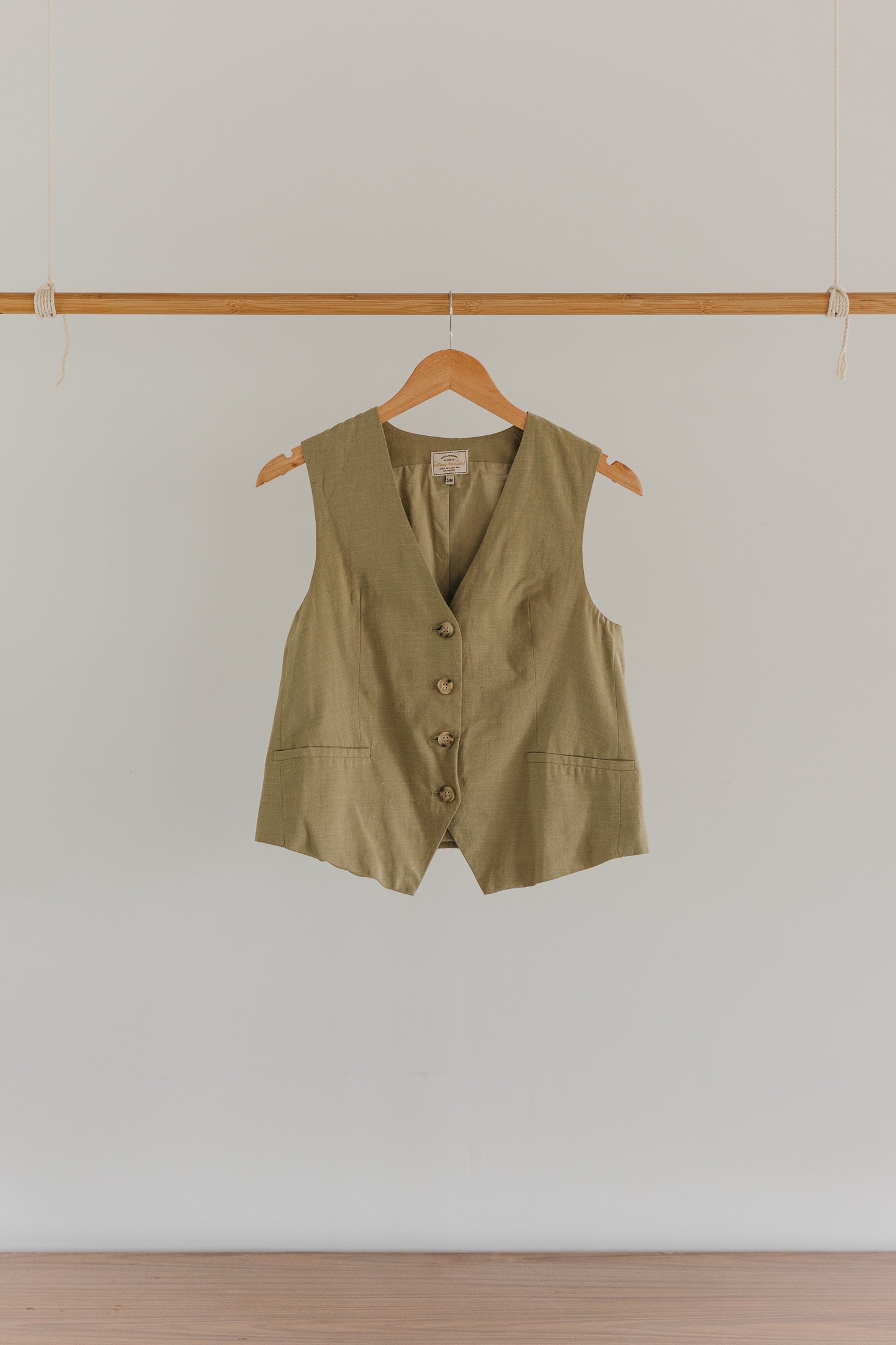 Olive Vest - Green