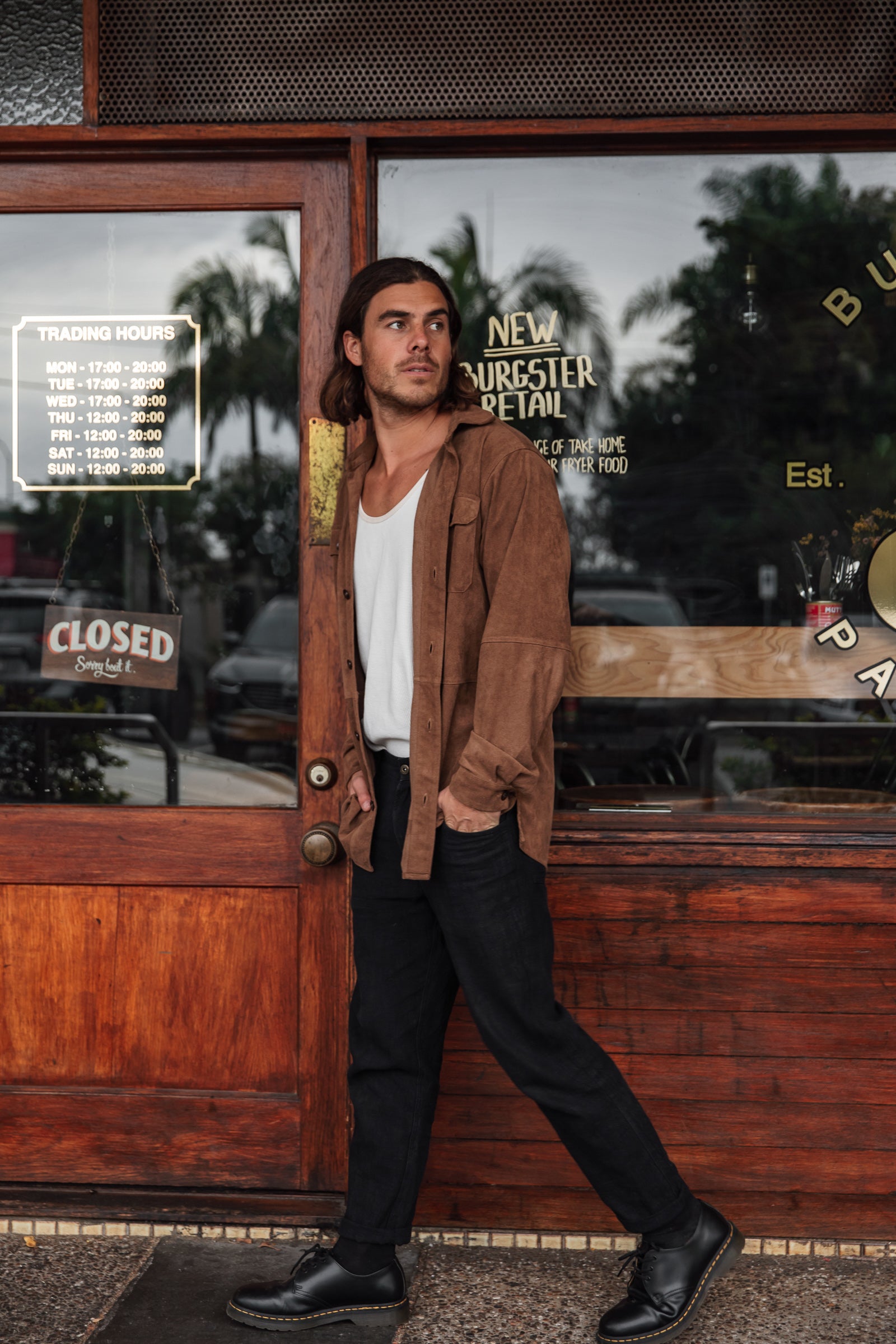 New Federal - Suede Long Sleeve Shirt/Jacket
