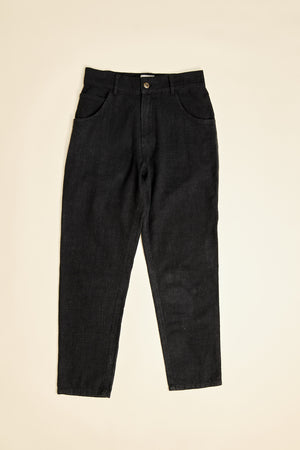 Miller - Textured Linen Pants - Washed Black – OTTWAY