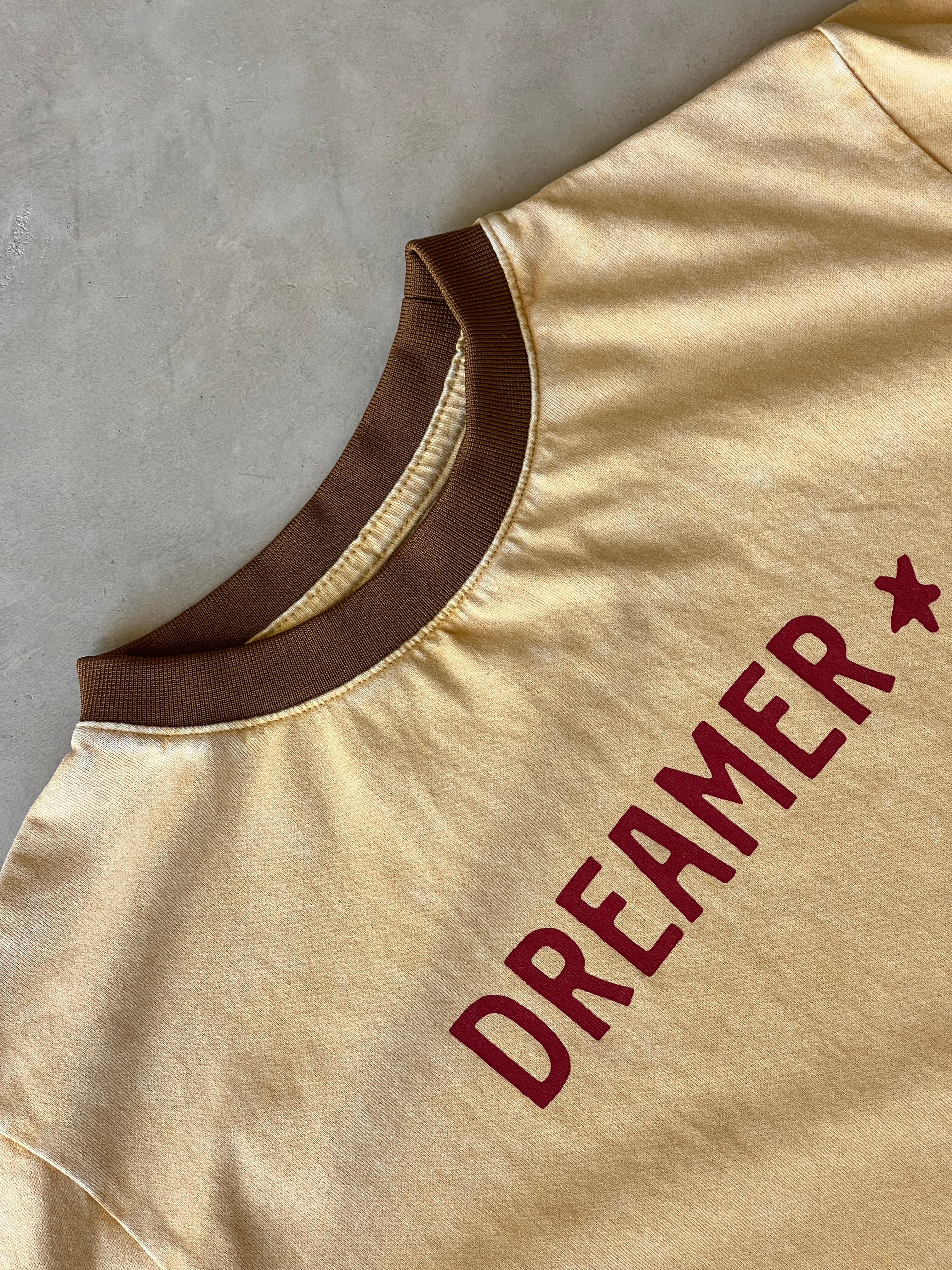 Dreamer Soft Mustard T-Shirt - Kids