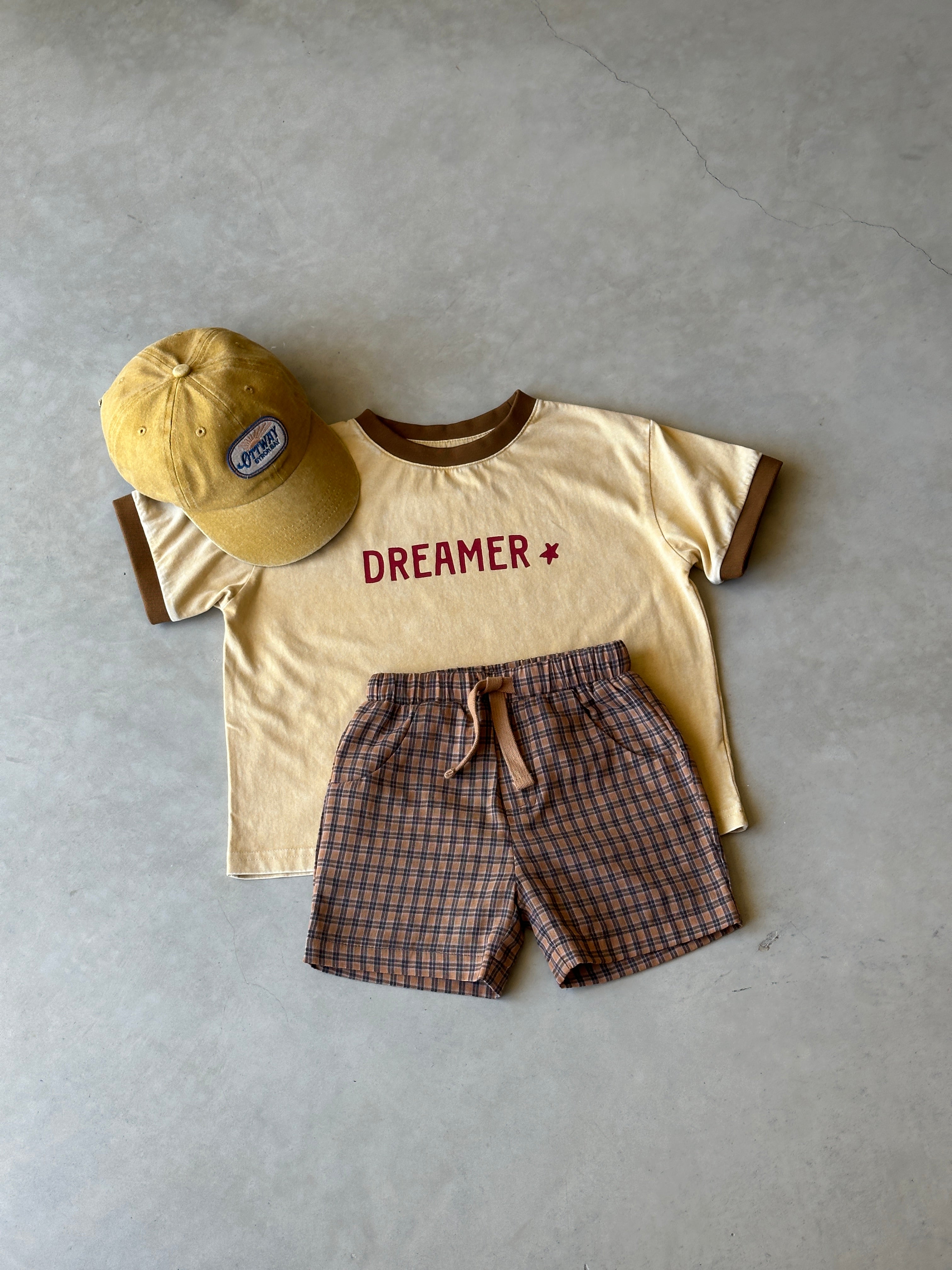 Dreamer Soft Mustard T-Shirt - Kids