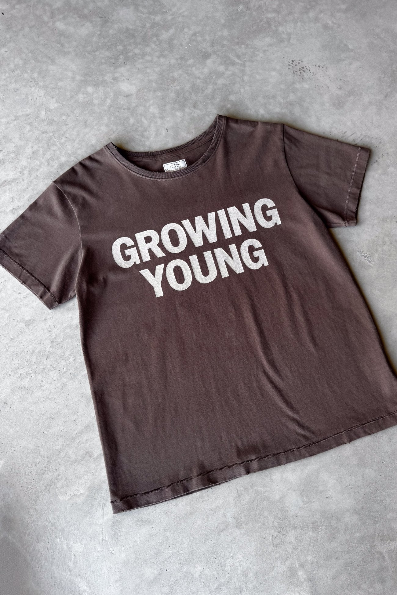 Growing Young T-Shirt - Brown