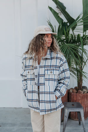 Bransby - Women White Flannel Jacket