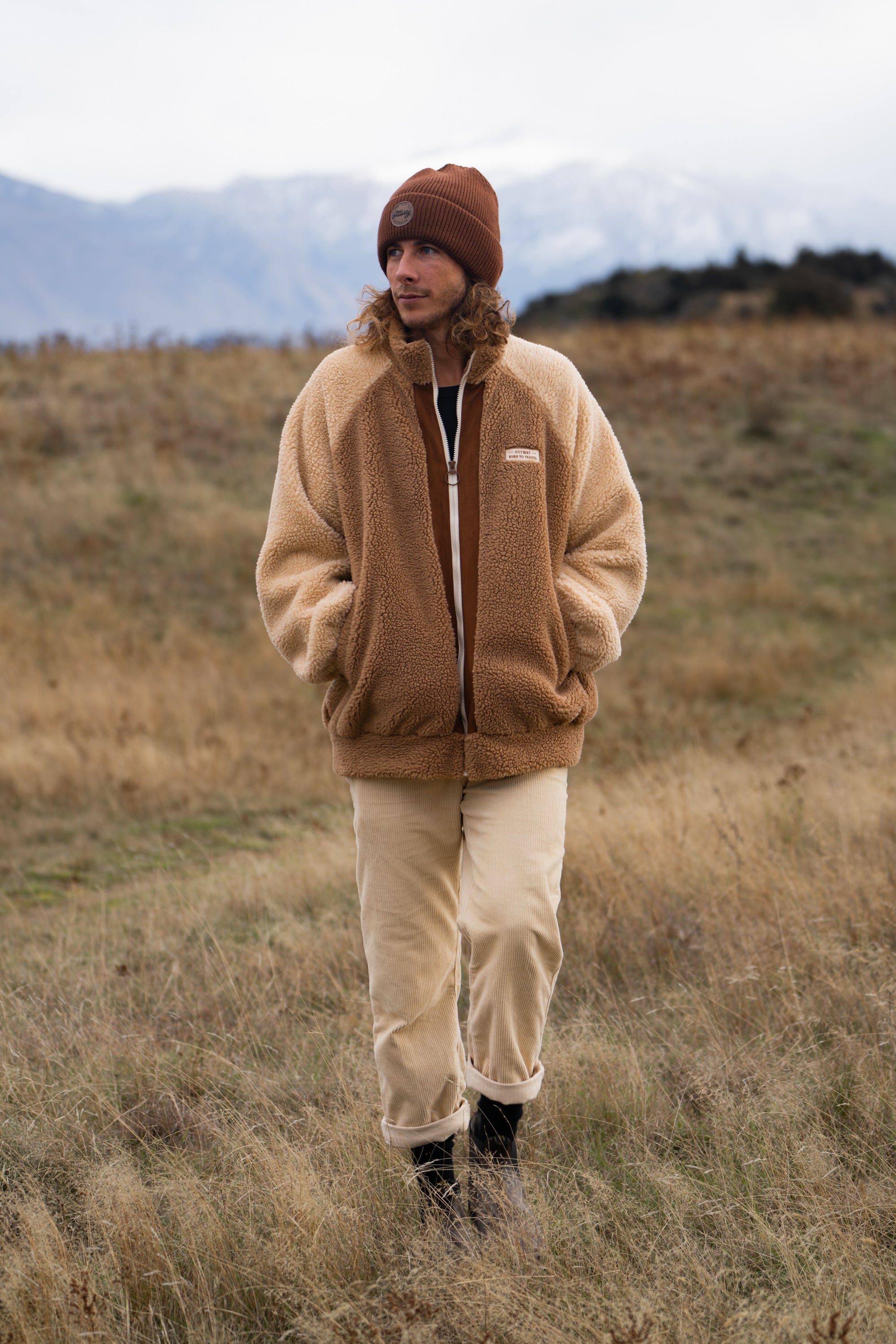 ジャケット・アウター echeveria alpaca wool trip jkt OVY The Traveller Fleece Jacket