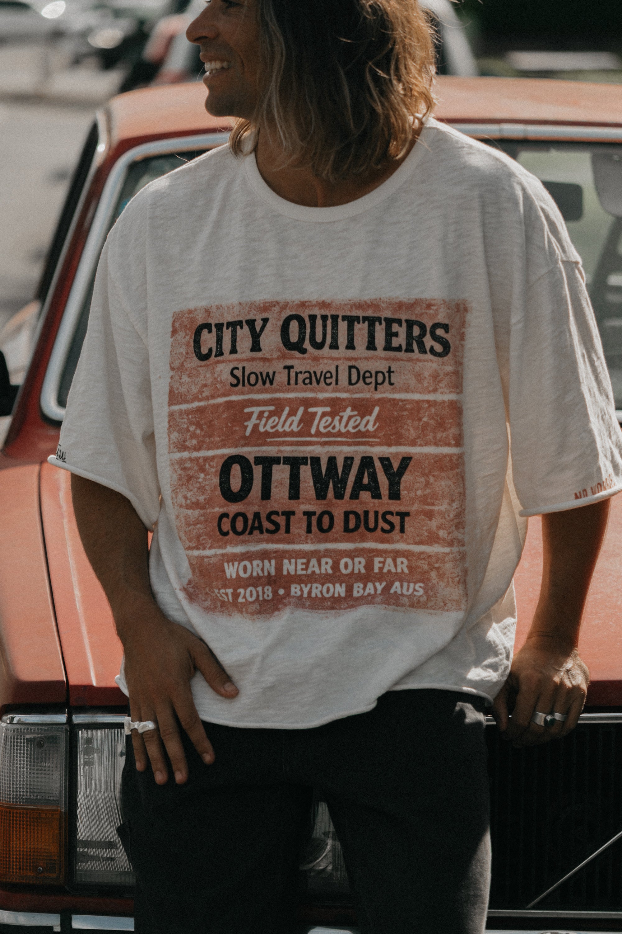 City Quitters Oversized T-Shirt - White